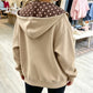 The Olivia Polka Dot Zip-Up