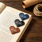 Custom Heart-Shaped Bookmark – UV Finish
