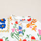 Ricrac Trim Floral Short Sleeve Shirt and Shorts Outfit