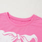 Bow Print Boxy Fit Tank Top