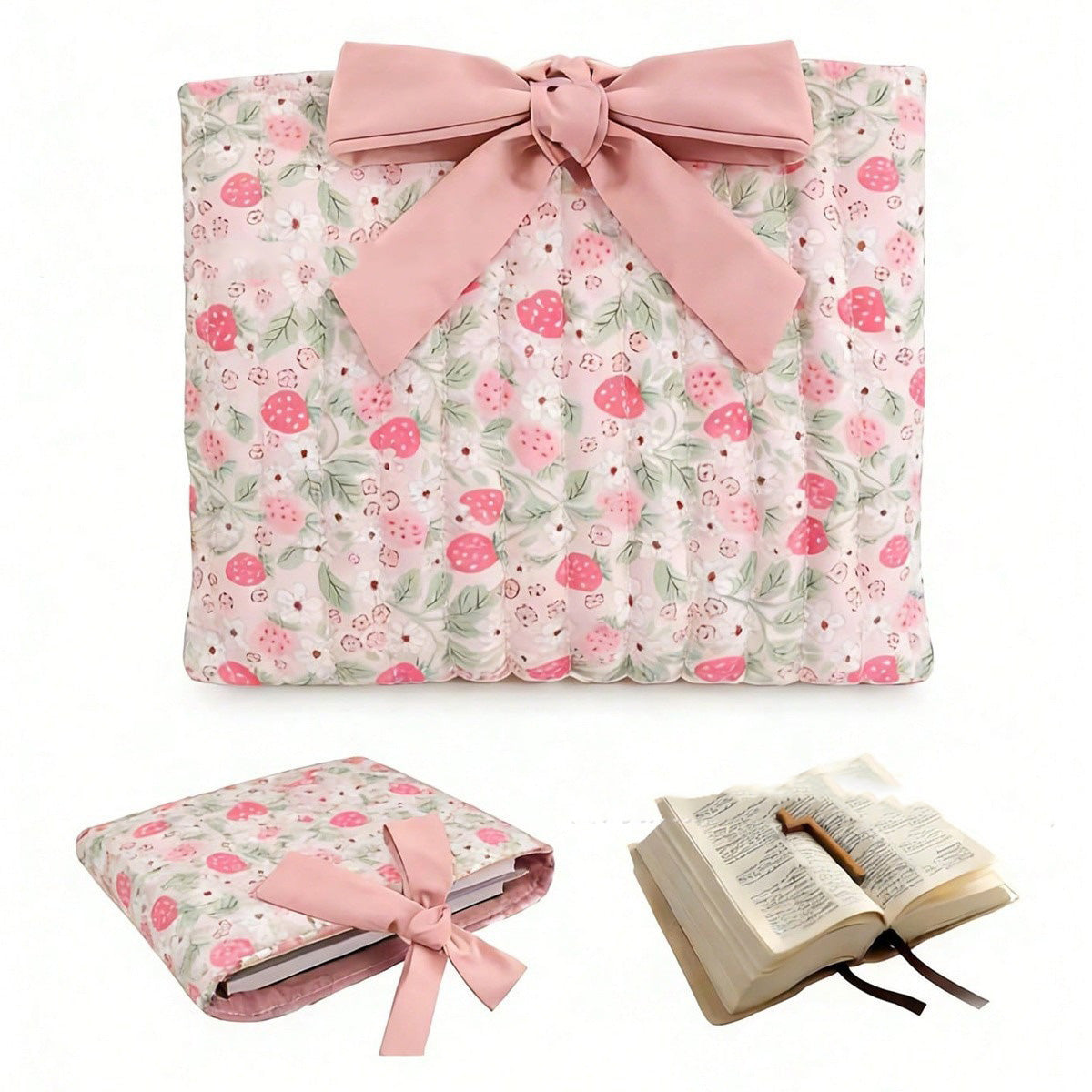 Walk By Faith Bible Cover Bow-tie Drawstring Bag
