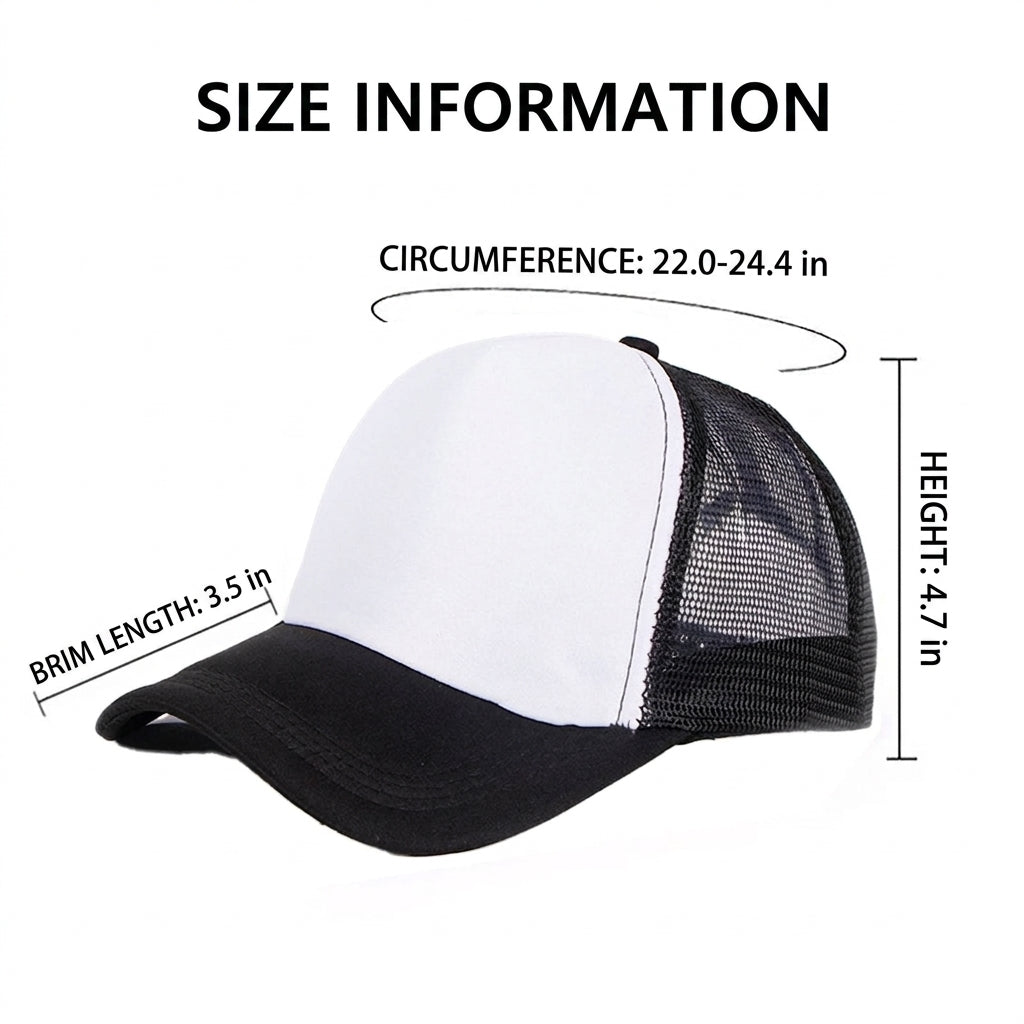 Embroidered Mesh Baseball Cap