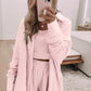 3 Pcs Crop Tank Top Shorts with Cardigan Lounge Set