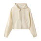 Yoga Full-Zip Cropped Hoodie