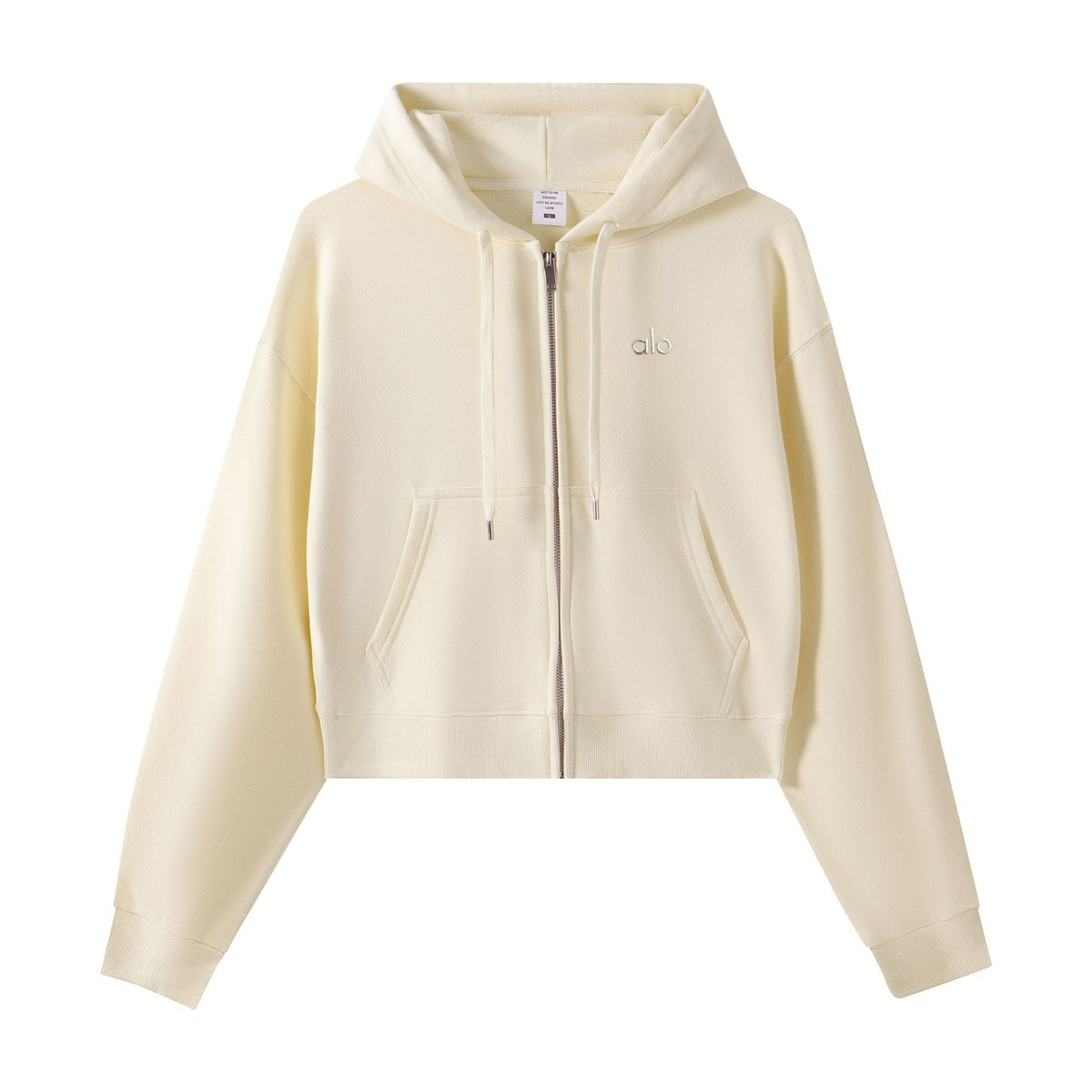 Yoga Full-Zip Cropped Hoodie