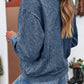 Letter Embroidery Mineral Wash Loose Sweatshirt