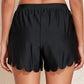 Scalloped Trim Beach Shorts