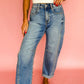 Vintage Washed Seam Detail Shift Jeans