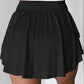 Sequined Flag Star Active Mini Skort