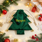 Velvet Christmas Tree Gift Bag