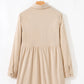 Collared Long Sleeve Mini Dress