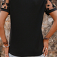 Flora Lace Patchwork Crew Neck T Shirt