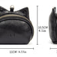 Mini Leather Cat-Ear Coin Purse Keychain