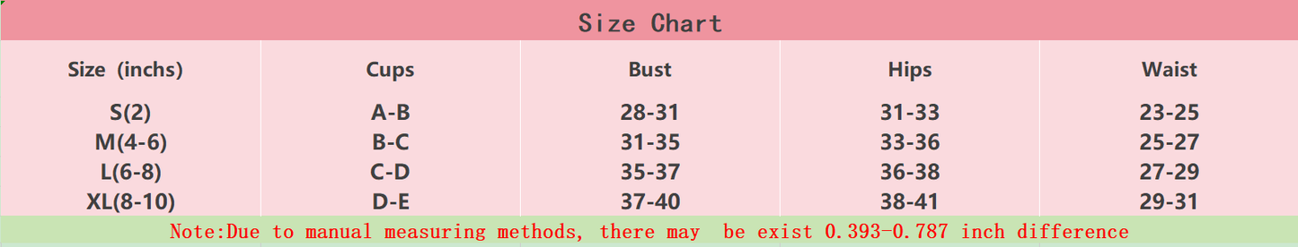 Colorful 2pcs Bikini