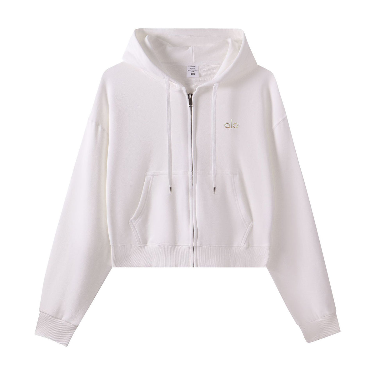 Yoga Full-Zip Cropped Hoodie
