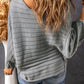 Ribbed Knit Dolman Sweater