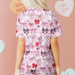 Bows Printed 2pcs Short Pajama Set