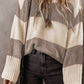 Colorblock Loose Pullover Sweater