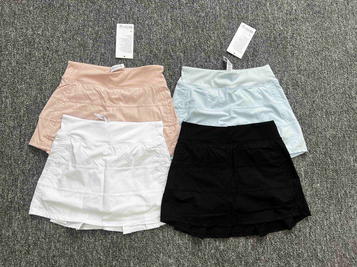 Women's Striped Pleated Tennis Skort