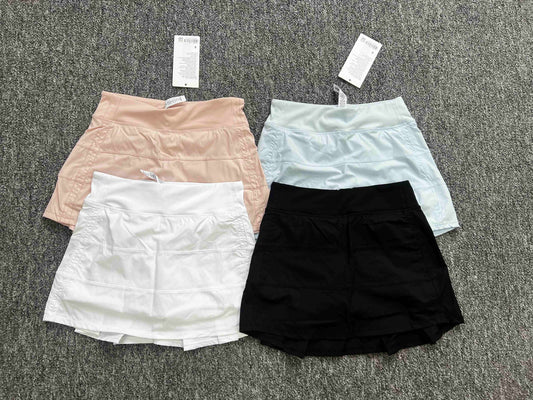 Women's Striped Pleated Tennis Skort