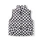 Kids checkered puff vest