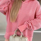 Side Slits Drop Shoulder Loose Fit Hoodie