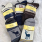 5-Pair Nordic Reindeer Pattern Socks Set (JG1803)