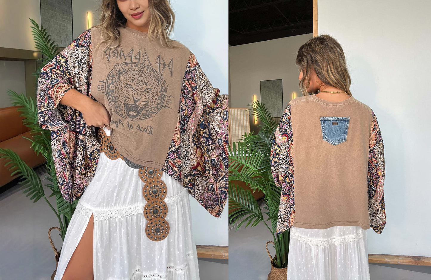 Loose Casual Bat-sleeve Top