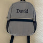 Custom-Embroidered Seersucker Kids' Backpack / Students Schoolbag