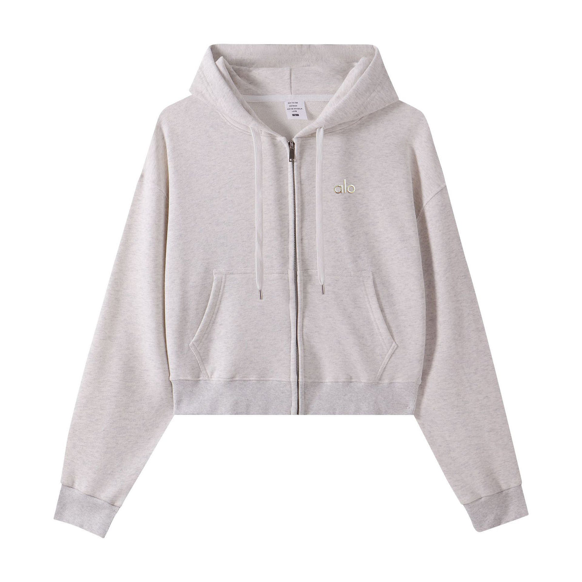 Yoga Full-Zip Cropped Hoodie