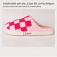 Checkered Cozy Slippers