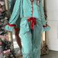 Bow Knot Waist 2pcs Pajama Set
