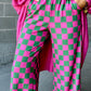 (Pre order/9.26)Checked High Waist Wide Leg Pants