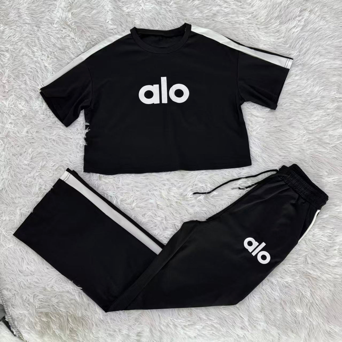 A-Short-sleeve top and long pants two-piece set(Y71637)