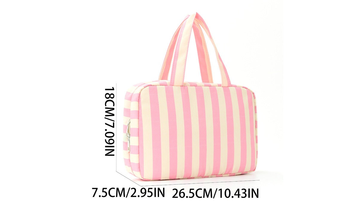 Foldable Hanging Toiletry Bag Wet & Dry Separation Cosmetic Organizer