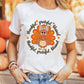Thanksgiving Cute Turkey Print Cotton Blend T Shirt