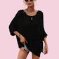 Women's Loose Open Knit Sweater Top