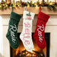 Custom Handmade Embroidered Christmas Stocking