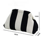 Summer Beach Clutch Purses Woven Crochet Handbags Dumpling Clutch Ruched Cloud Purse