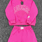 Solid-color Mock-neck Set