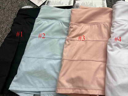 Women's Striped Pleated Tennis Skort
