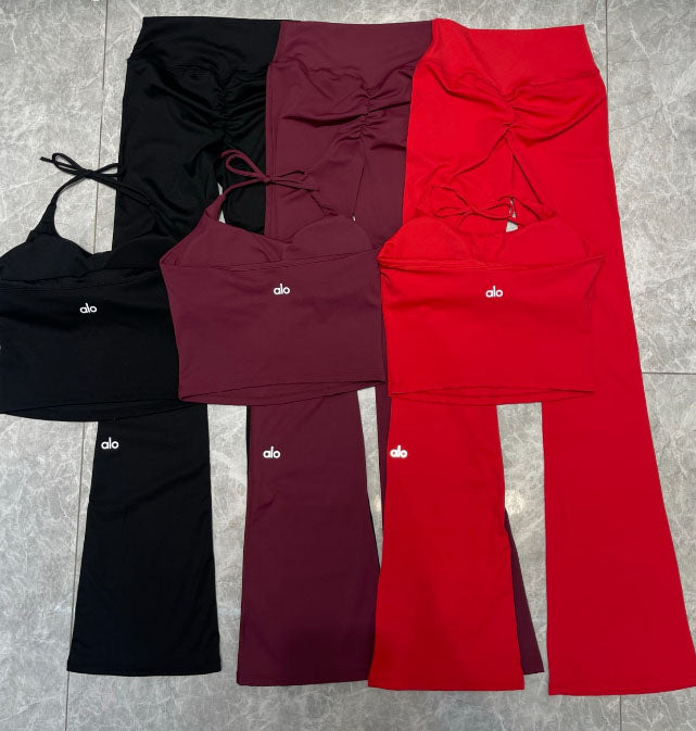 Women's Tank Top and Flared Trousers Set