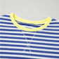Oversized Contrast Trim Pullover Sweatshirt
