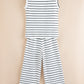 Casual Wide Leg 2pcs Pants Set