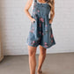 Floral Denim Overalls