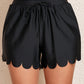 Scalloped Trim Beach Shorts