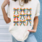 Pride Bow Starry Print Cotton Blend T Shirt