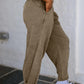 Jogger Style High Waist Casual Pants