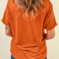 Playful Halloween Ghost Pumpkin Print Womens Casual Tee
