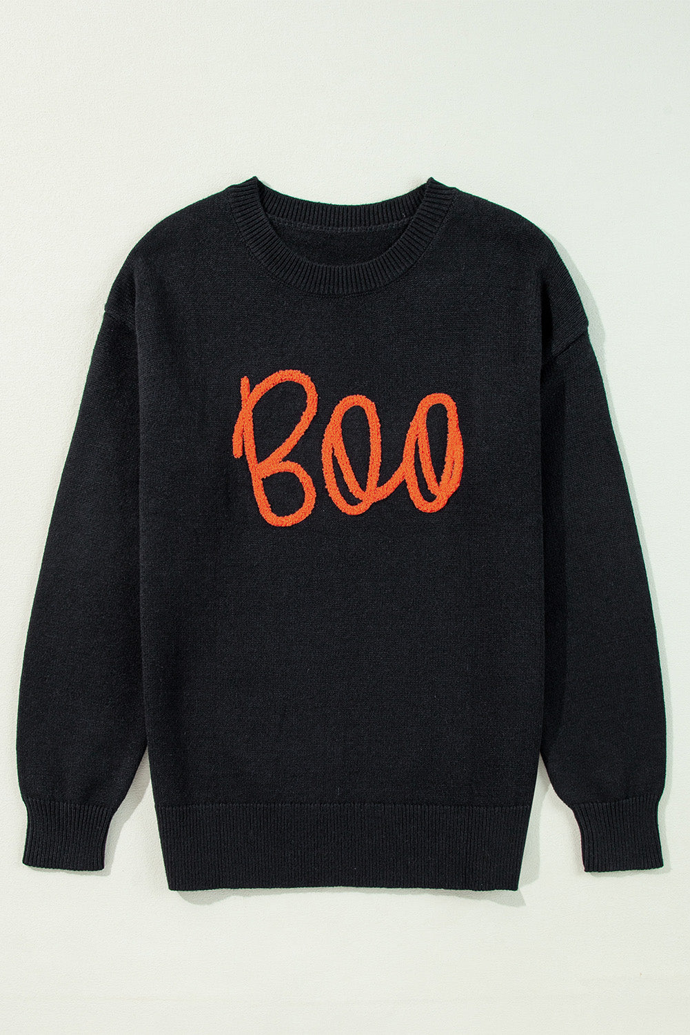 Halloween Boo Soft Knitted Sweater